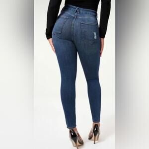 Good American Good Legs Blue 265 High-Rise Skinny Jeans Size 28